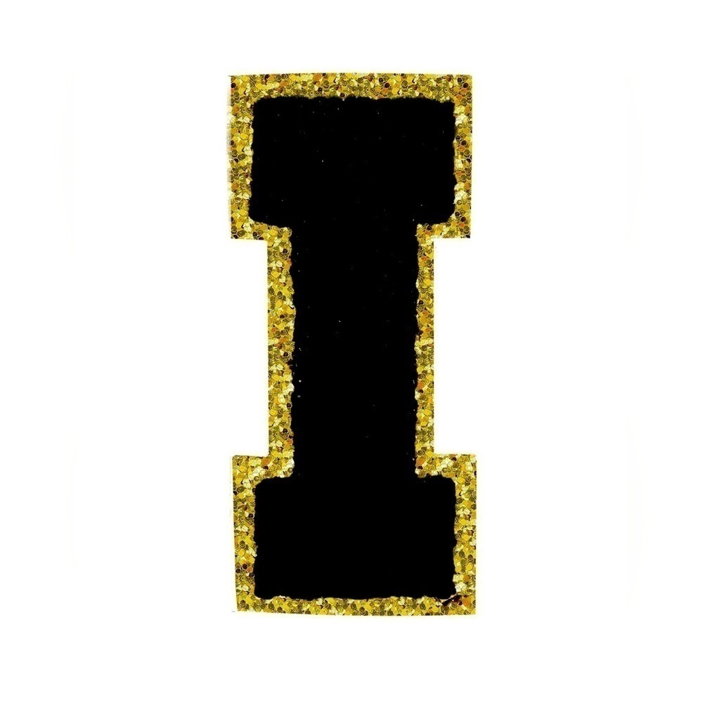 2Pcs Chenille Letter Patches Iron on Letters Varsity Chenille Patches